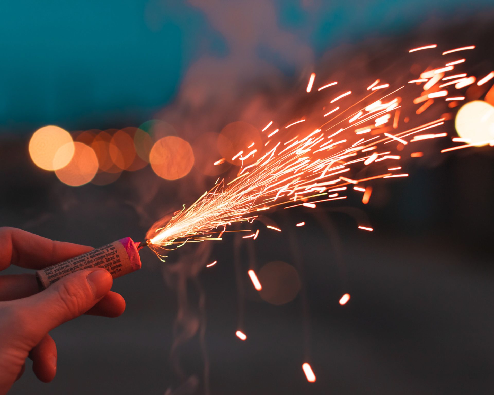 Rondje vuurwerk afsteken